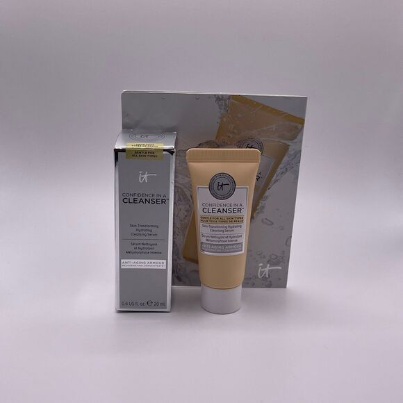 IT Cosmetics Mini Confidence in a Cleanser Hydrating Cleansing Mini Face Serum - Picture 1 of 8